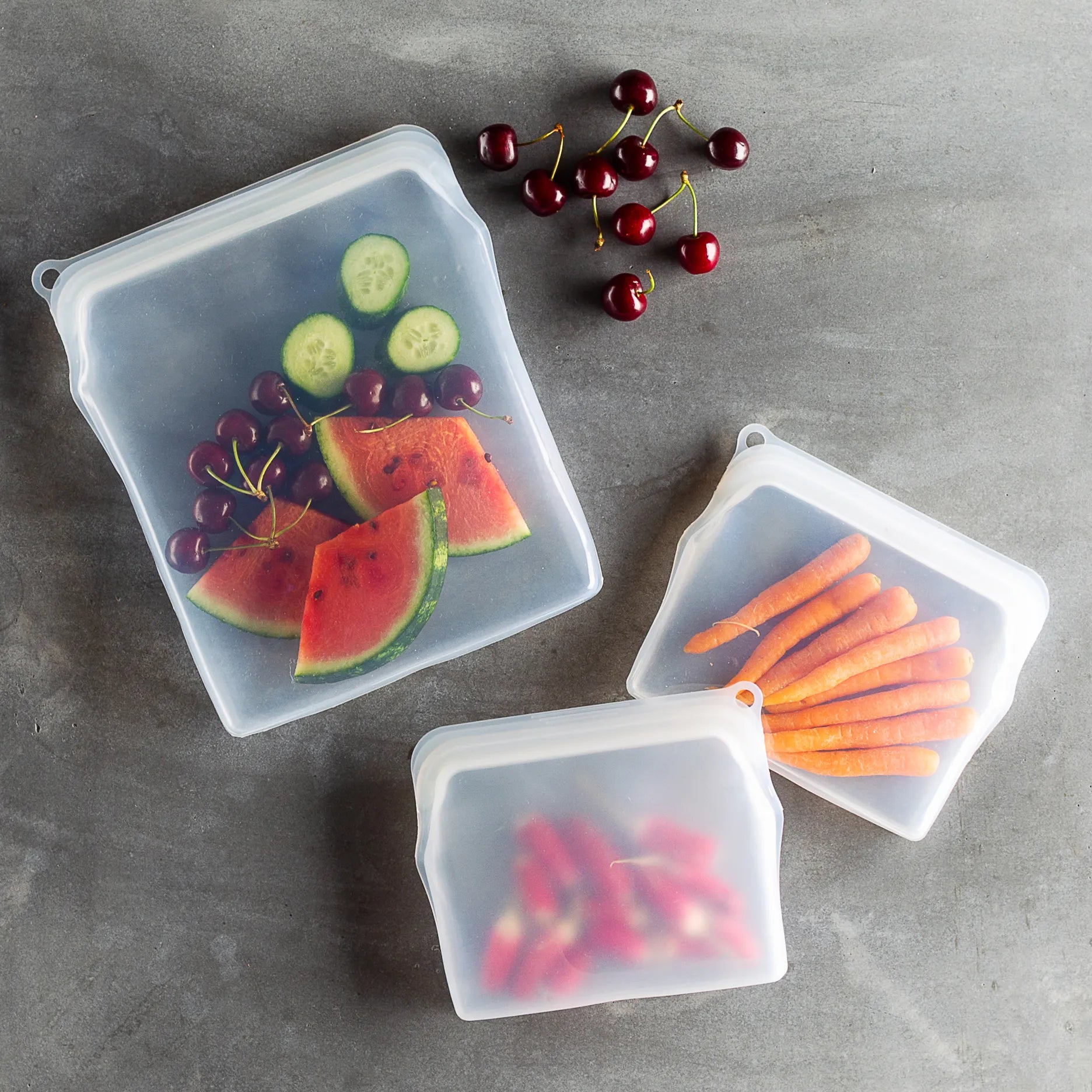 Opbevaringsposer, sæt af 3